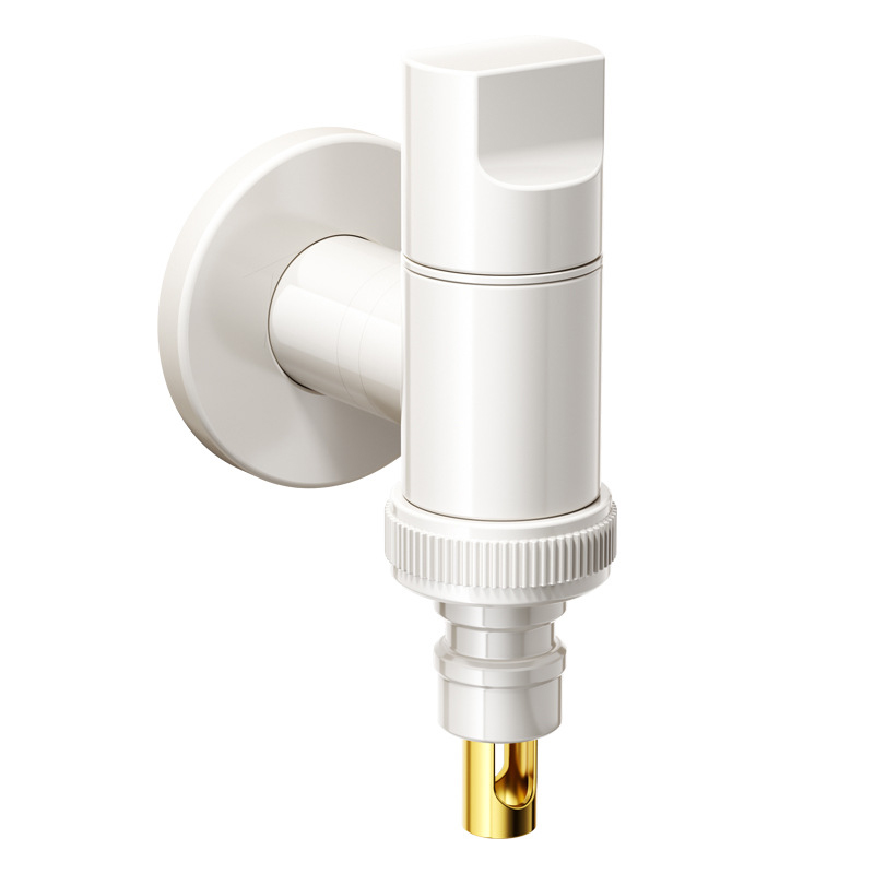 Toilet Fill Valve - Válvula de ángulo blanca para inodoro,