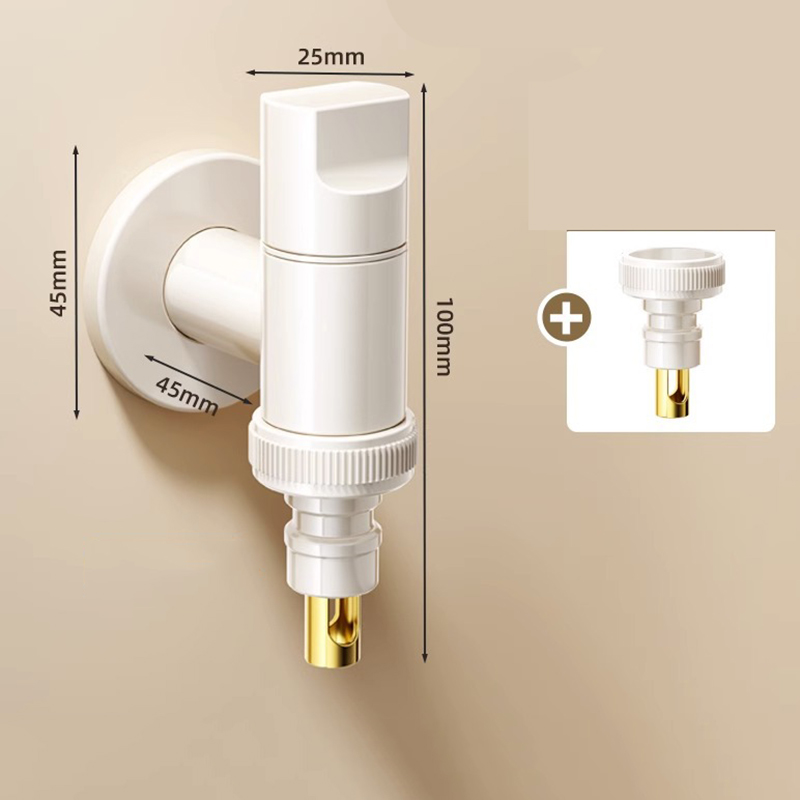 Válvula de ángulo blanca para  - Toilet Fill Valve reseña y precio